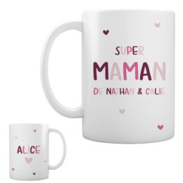 Le mug Super famille personnalisable