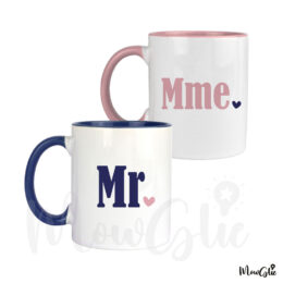 Duo de mugs Monsieur / Madame