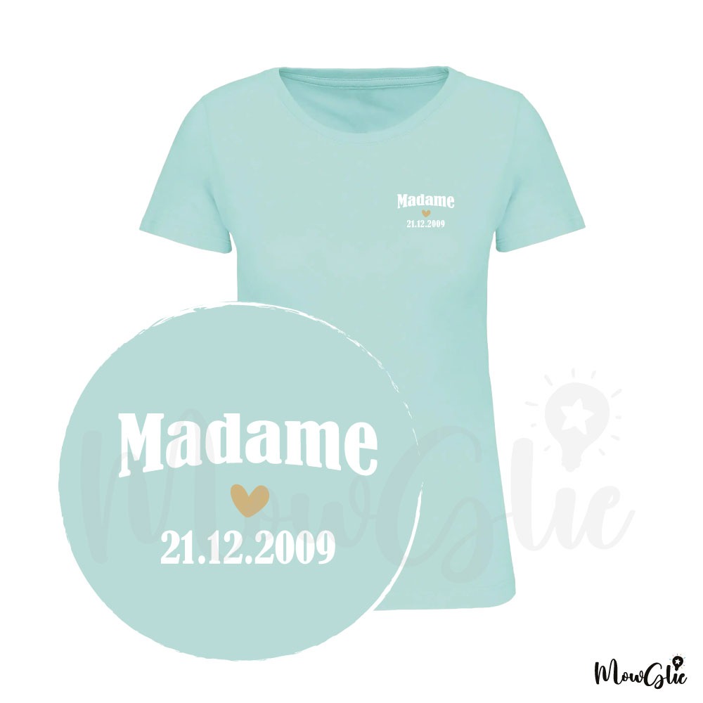 Duo de tee-shirts Monsieur / Madame – Image 5