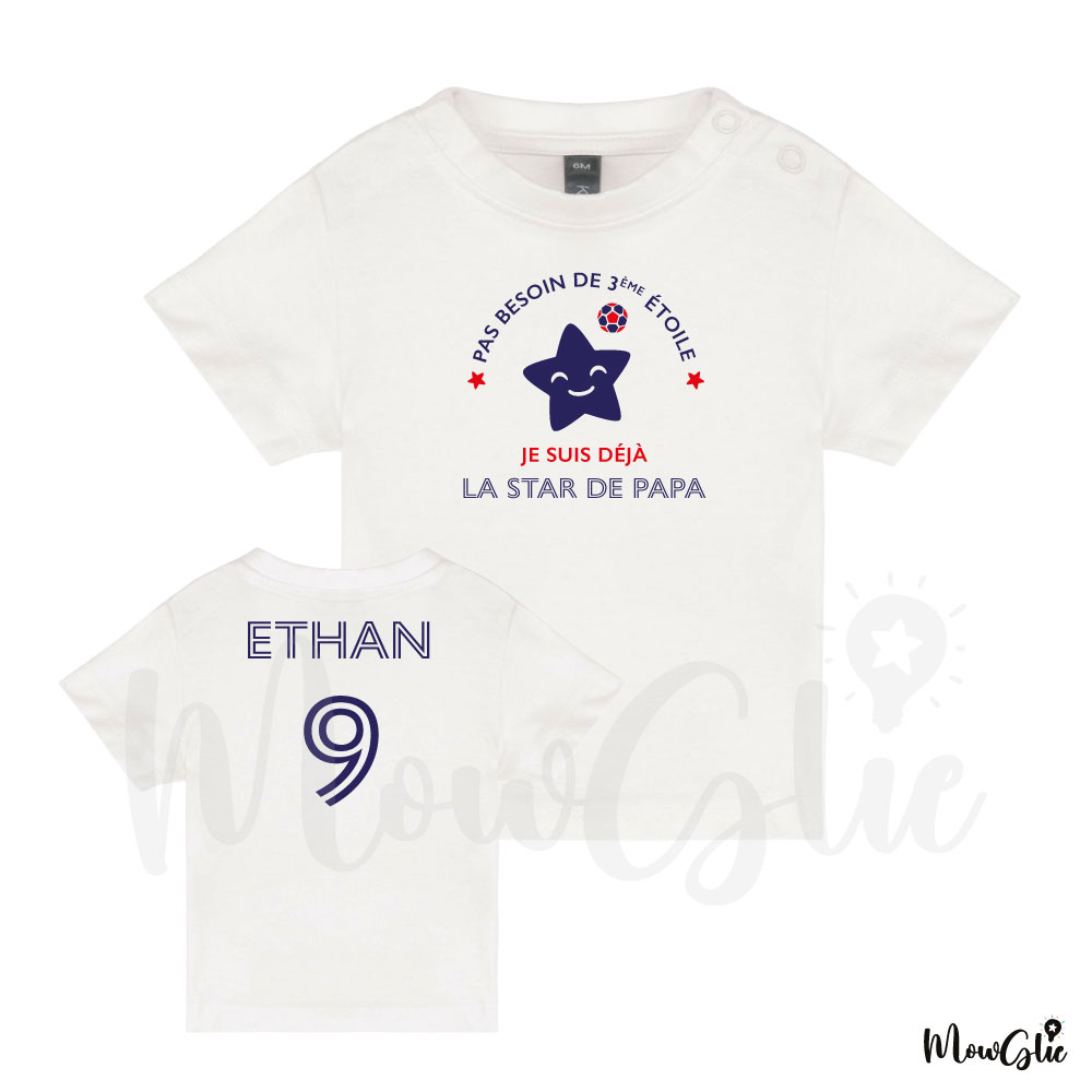 Tee-shirt 3ème étoile bébé