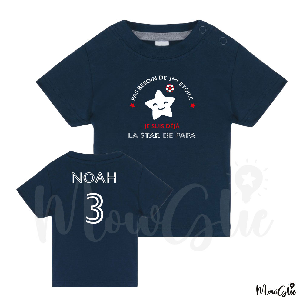 Tee-shirt 3ème étoile bébé – Image 2