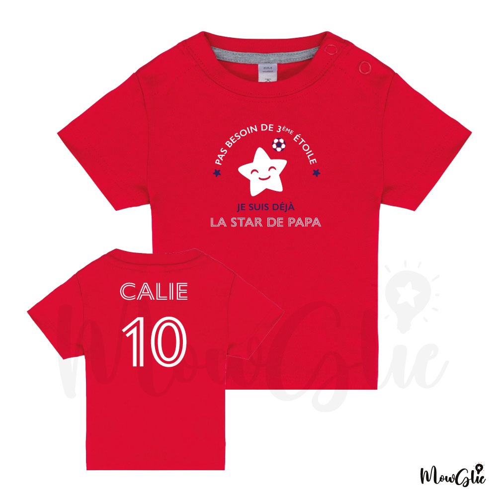 Tee-shirt 3ème étoile bébé – Image 3