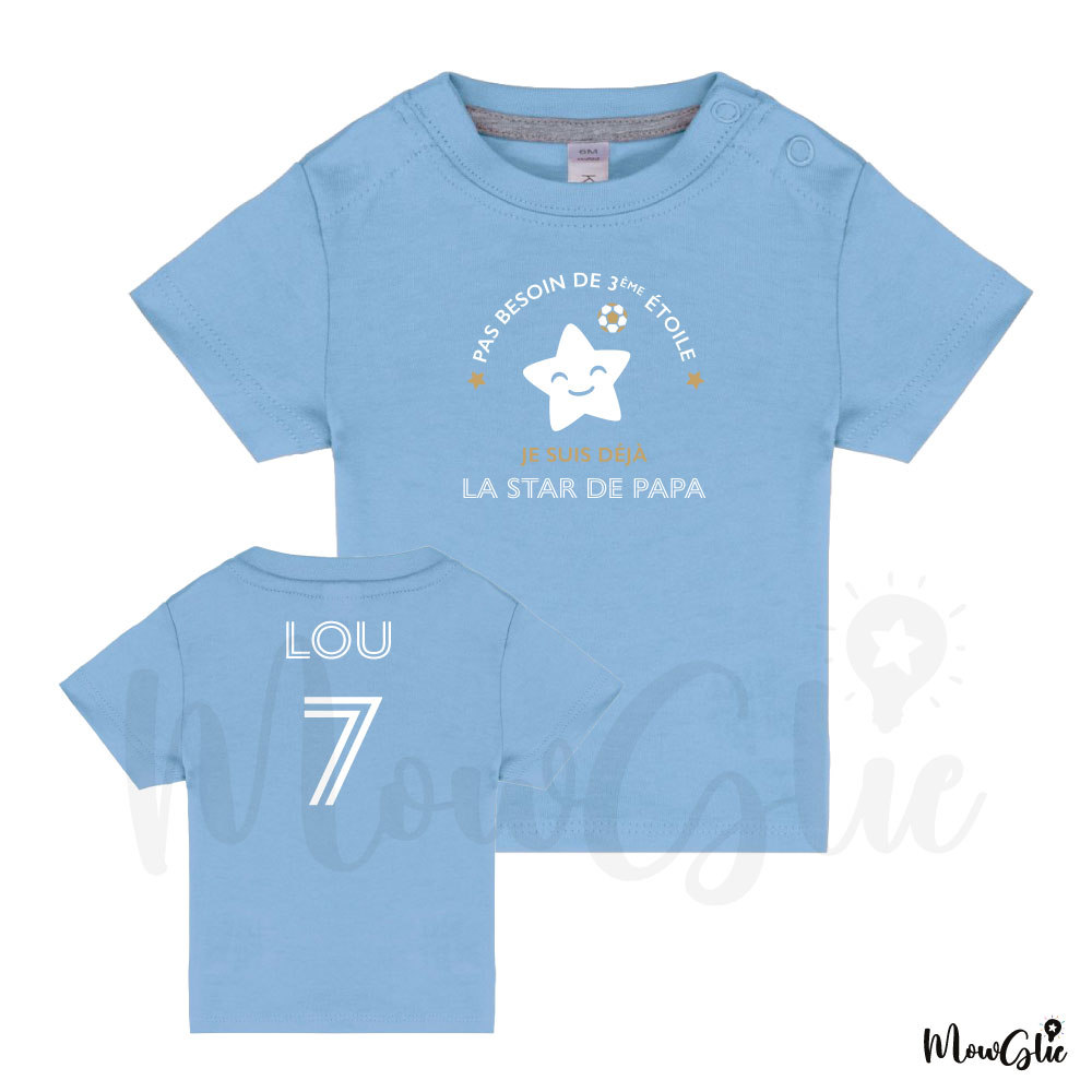 Tee-shirt 3ème étoile bébé – Image 5